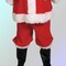 Mens Complete Santa Suit Costume Ten Piece Set for Holiday Parties and Halloween